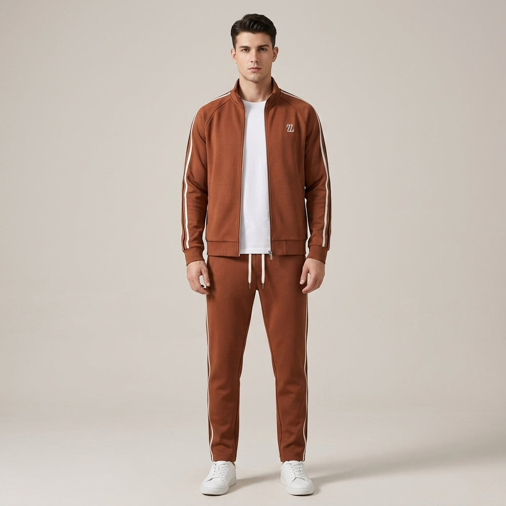 Hugo | Men's Tracksuit – High-Neck Zip Jacket &amp; Elastic Pants for Comfort &amp; Style