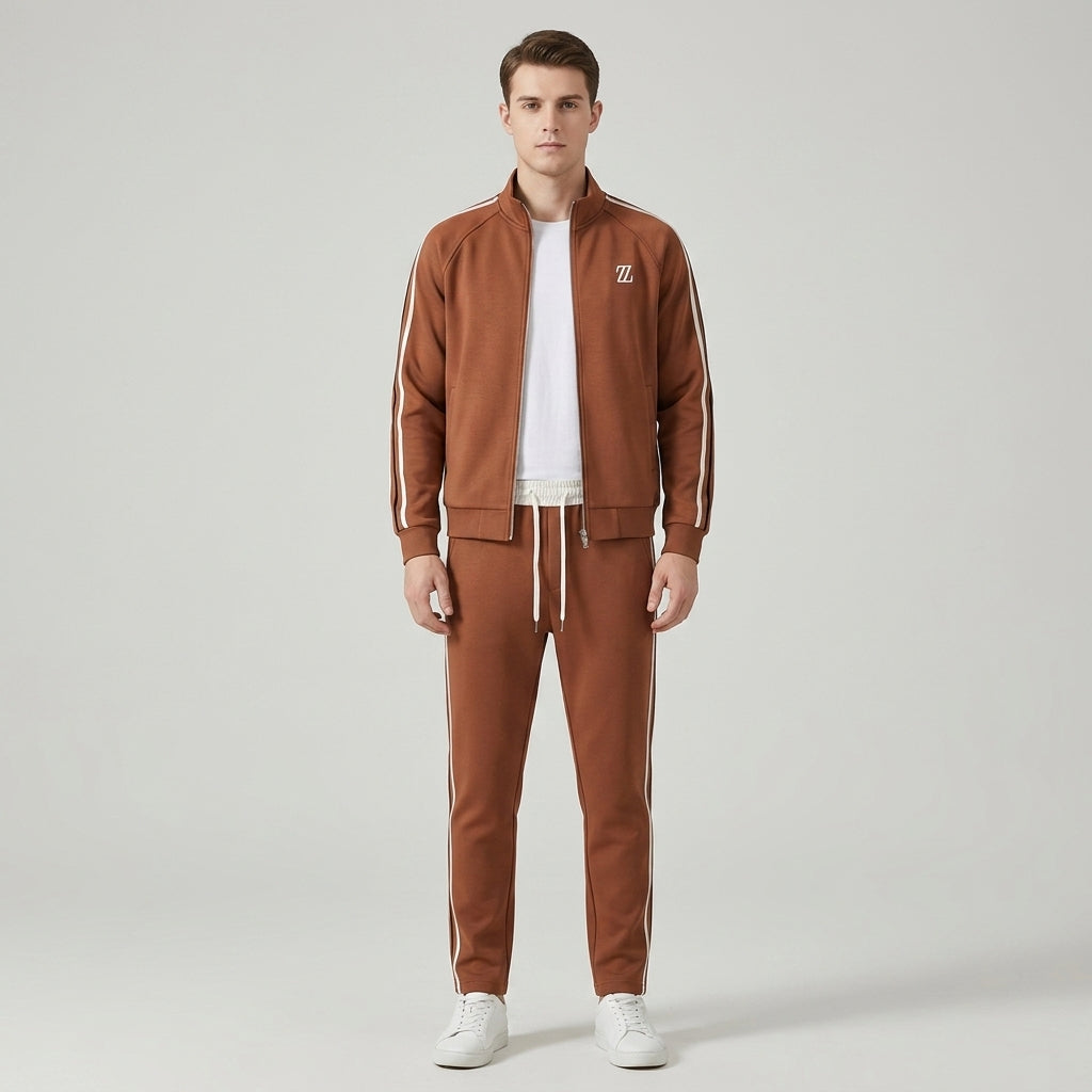 Oliver | Men's Tracksuit – Zip Jacket &amp; Adjustable Joggers for Gym &amp; Casual Wear