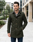 Thomas | Men's Coat with Elegant Trench Design