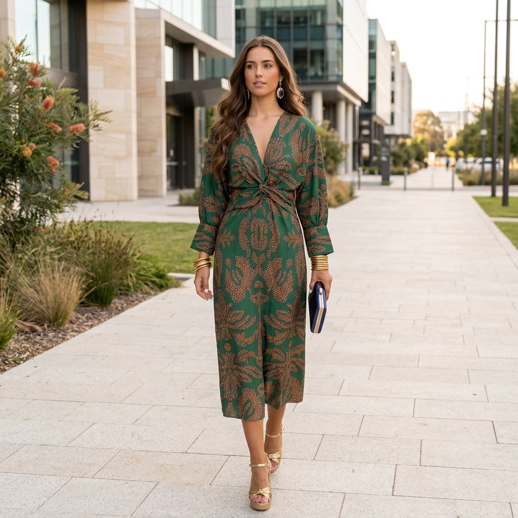 Willow | Flowing A-Line Maxi Wedding Guest Dress