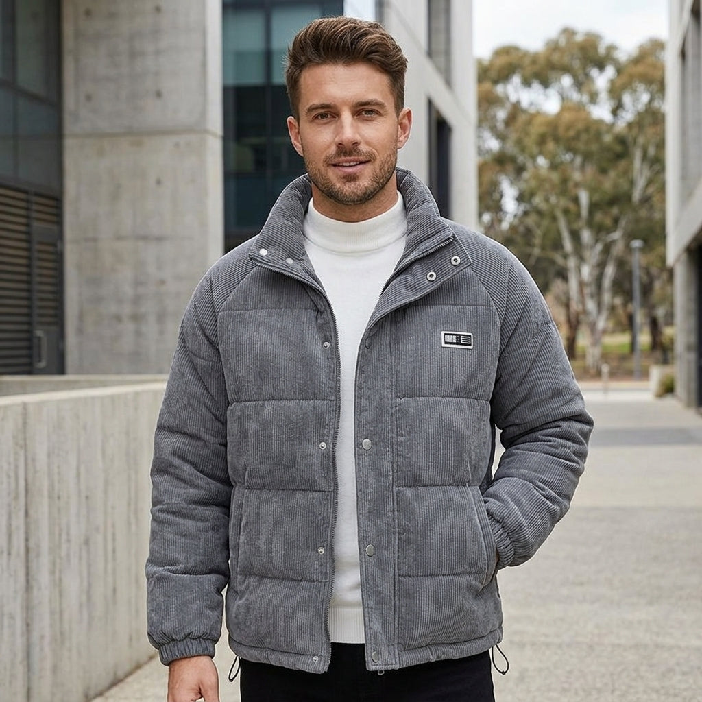 Marlow | Warm Men’s Jacket with Textured Comfort