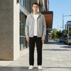 Hudson | Casual Full Zip Hoodie for Men