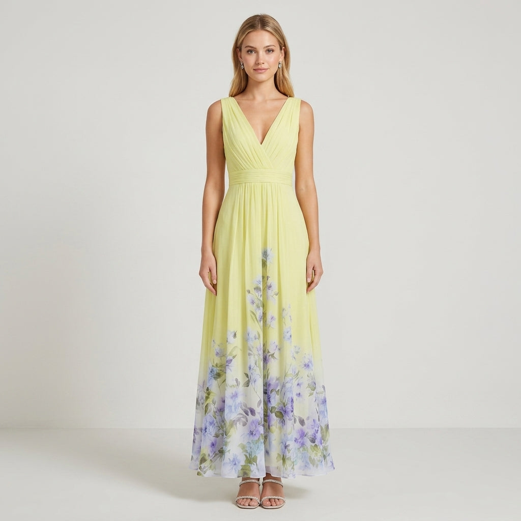 Isla | Floral A-Line Wedding Guest Dress