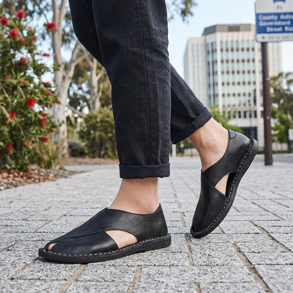 Leo | Men's Sandals – Open Toe Slip-On