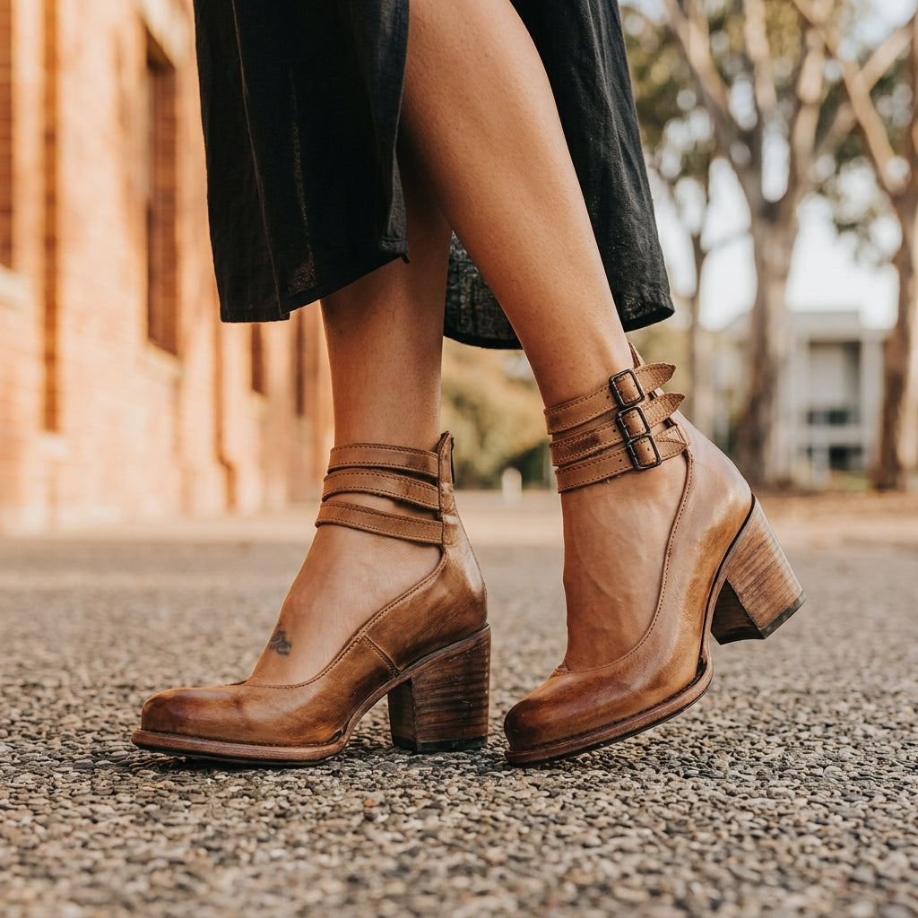 Danica | Women’s Sandals with Elegant Block Heel Design