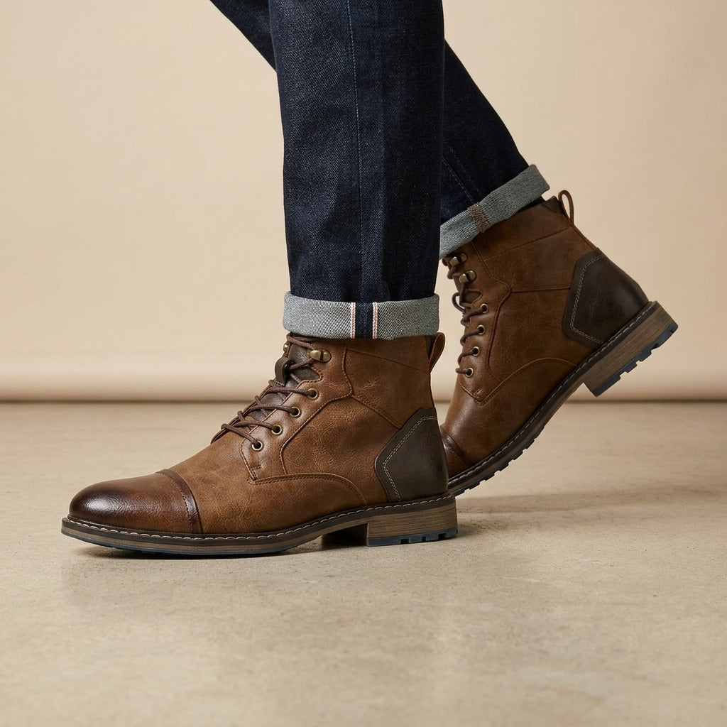 Knox | Rugged Men’s Shoes with Modern Ankle Design