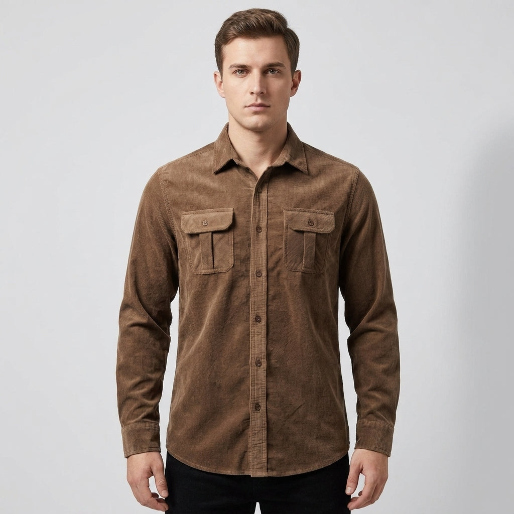 Beau | Vintage Men’s Shirt with Textured Style