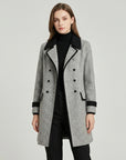 Sophia | Black Trench Coat Women for Winter