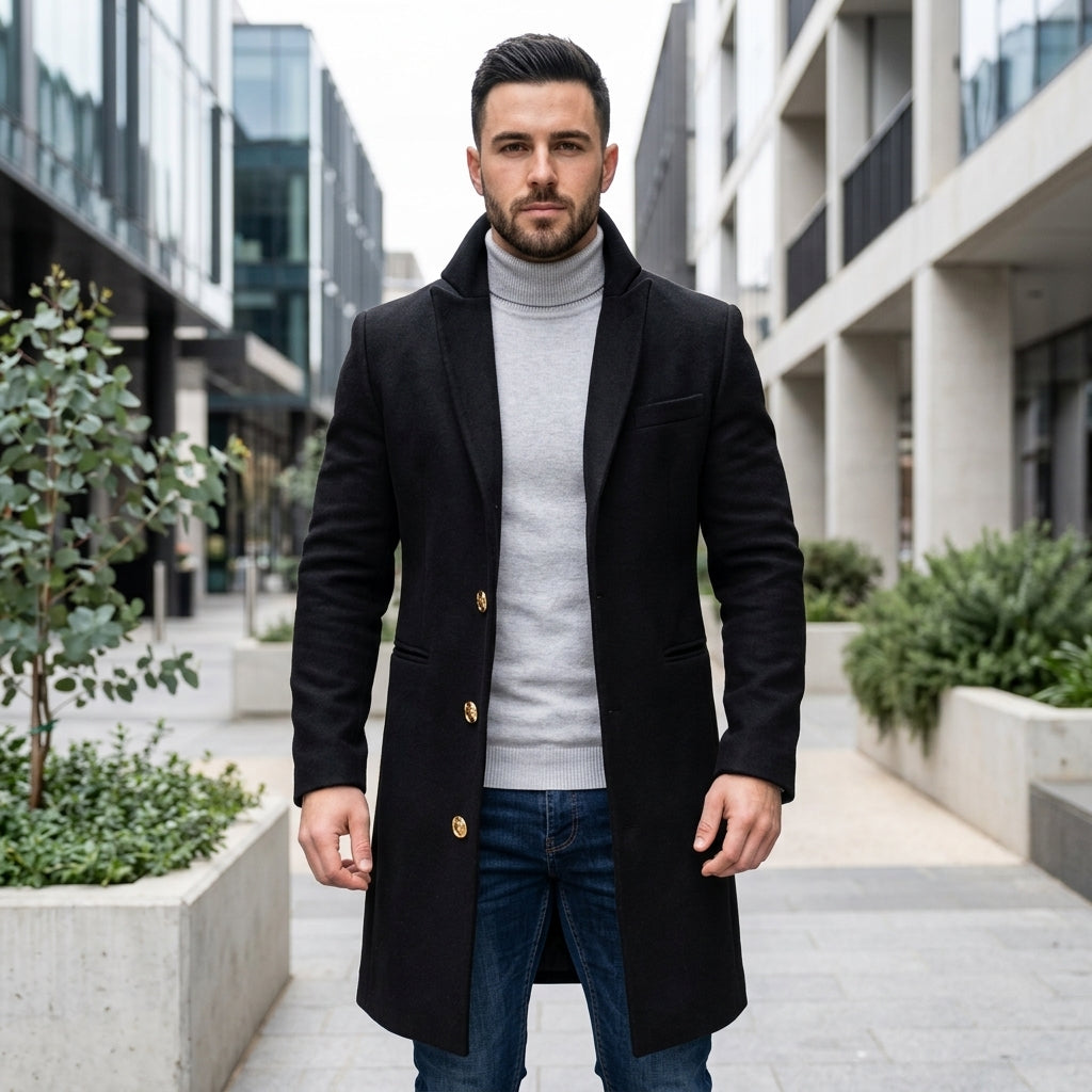 Fletcher | Men's Coat for Classic Overcoat Warmth