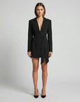 Wren | Women's Blazer Mini Dress with Cinched Belt