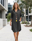 Scarlett | Denim Dress with Vintage-Inspired Look