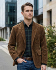 Archie | Corduroy Men's Coat & Vest Set