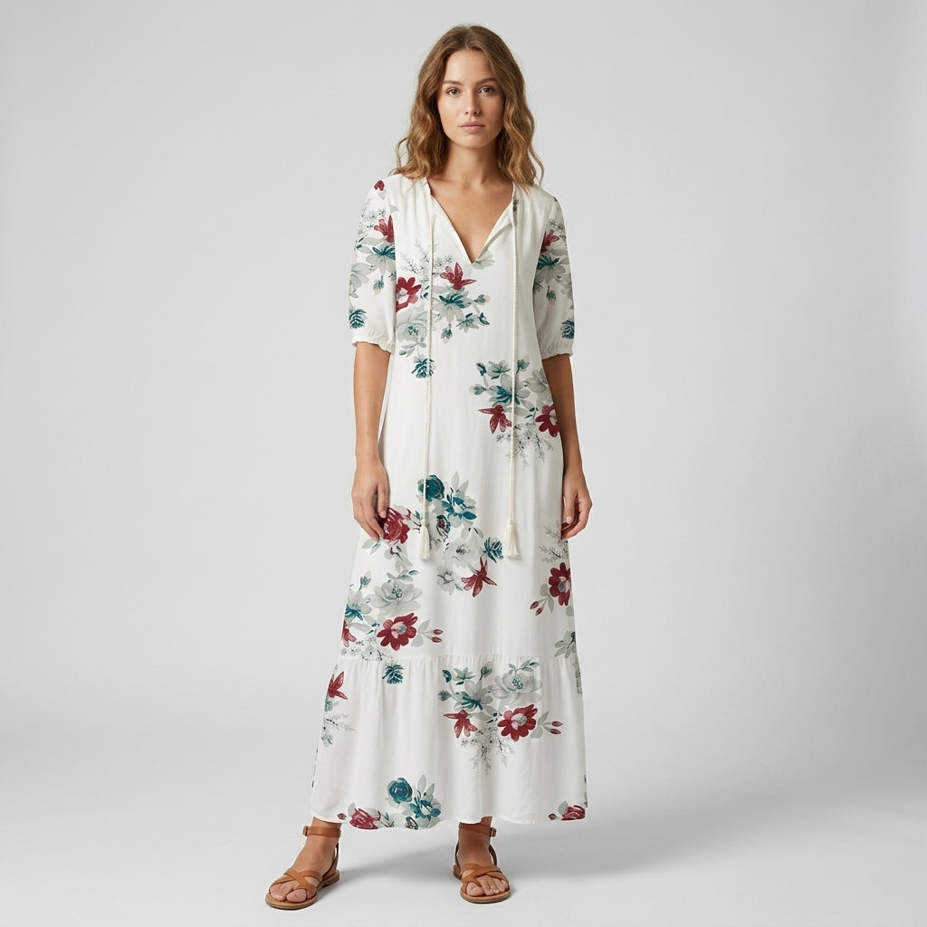 Matilda | Women's Summer Dress with Flattering V-Neck