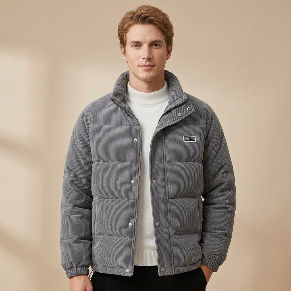 Marlow | Warm Men’s Jacket with Textured Comfort