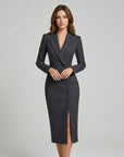 Nell | Women's Blazer Dress in Midi Length