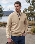Zayne | Half Zip Men's Sweater for Versatile Wear
