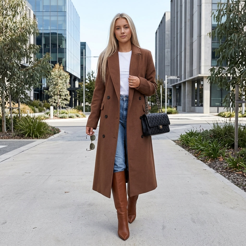Eloise | Double-Breasted Trench Women's Coat