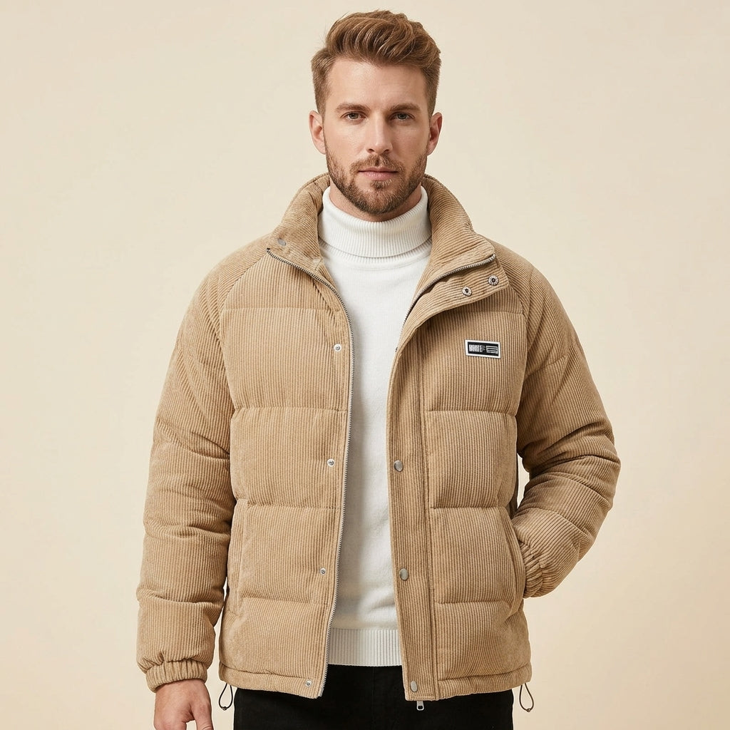 Marlow | Warm Men’s Jacket with Textured Comfort