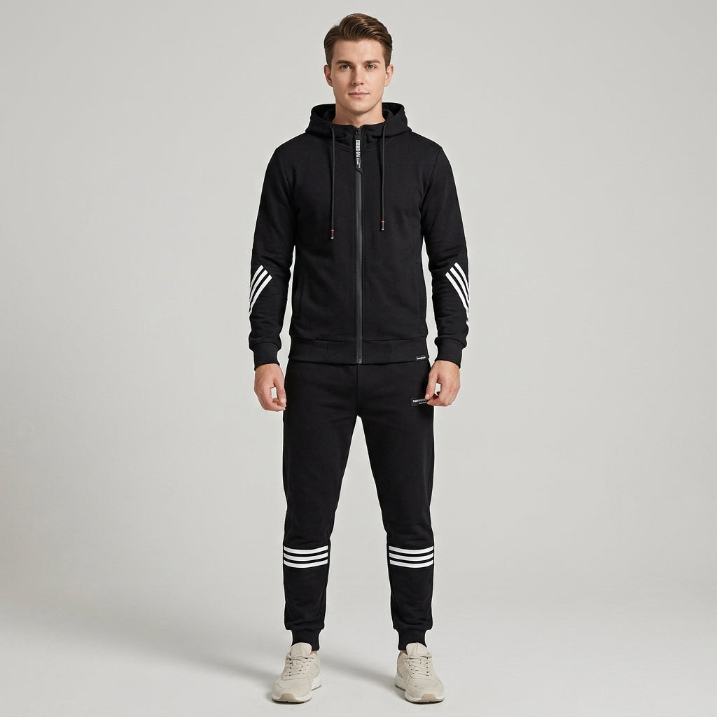 Flynn | Men's Tracksuit – Hooded Jacket &amp; Slim-Fit Joggers for All Activities