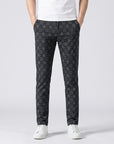 Finley | Tailored Men’s Trousers with Checked Design