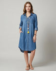 Scarlett | Denim Dress with Vintage-Inspired Look