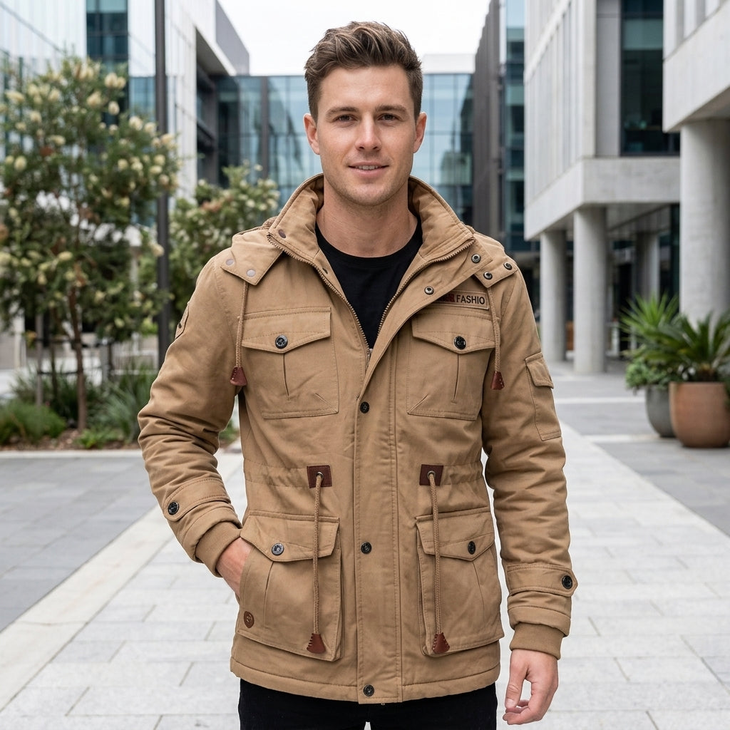 Ronan | Men's Coat for Waterproof Military Look