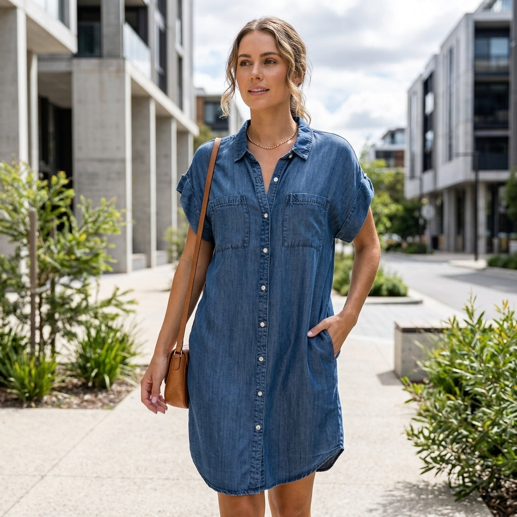 Matilda | Denim Dress with Relaxed Summer Fit