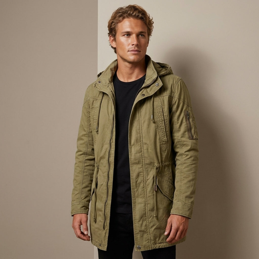 Lucas | Men's Coat with Urban Utility Hood