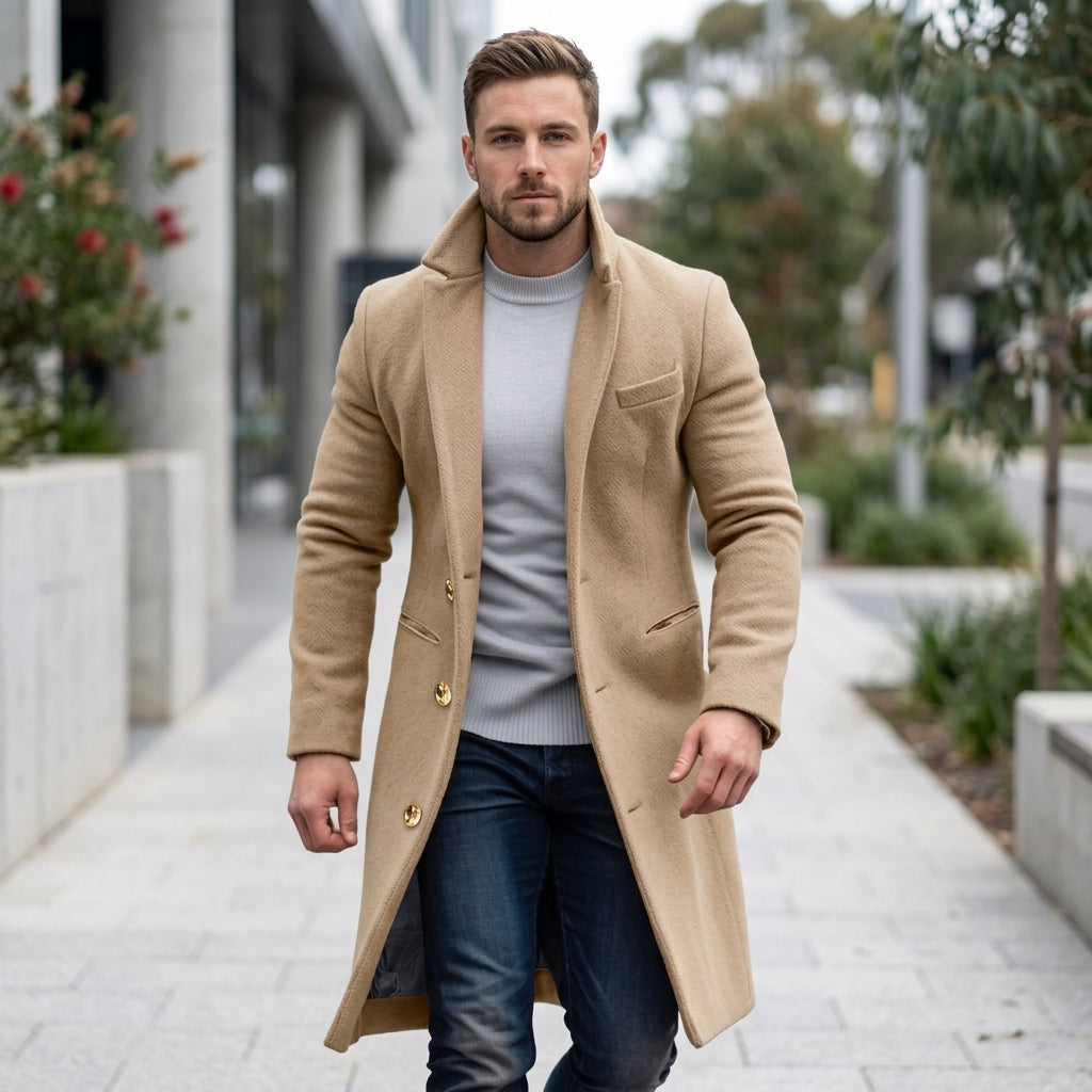 Fletcher | Men's Coat for Classic Overcoat Warmth