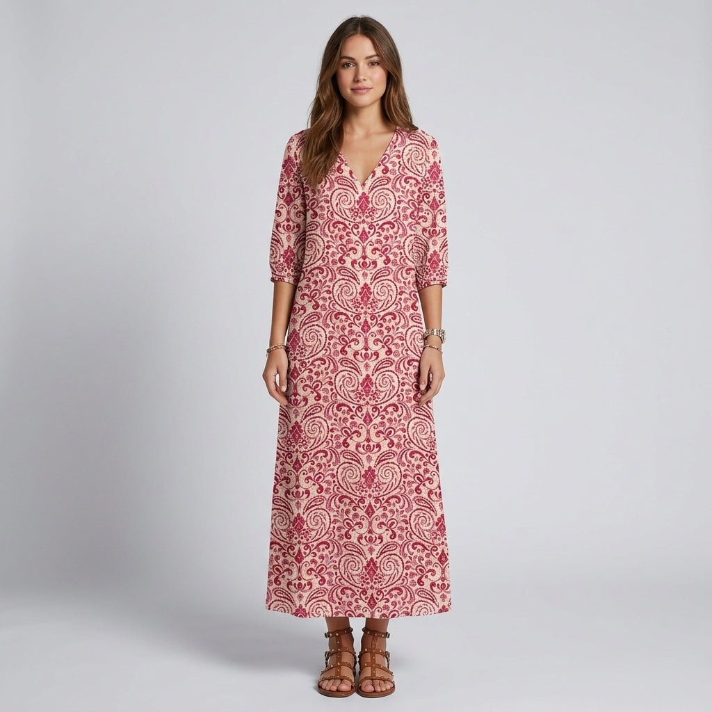 Matilda | Women's Summer Dress with Flattering V-Neck
