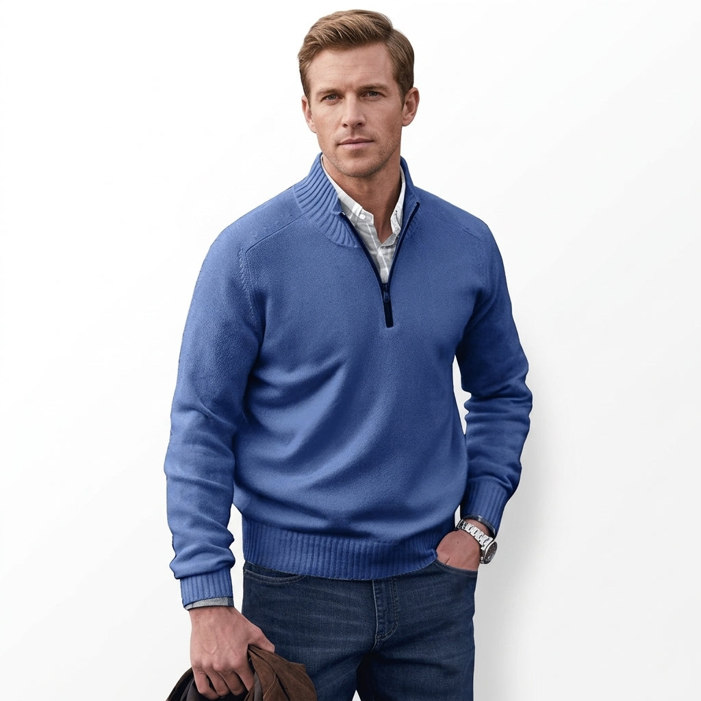 Zayne | Half Zip Men's Sweater for Versatile Wear