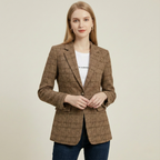 Sloane | Chic Checked Blazer with Lapels