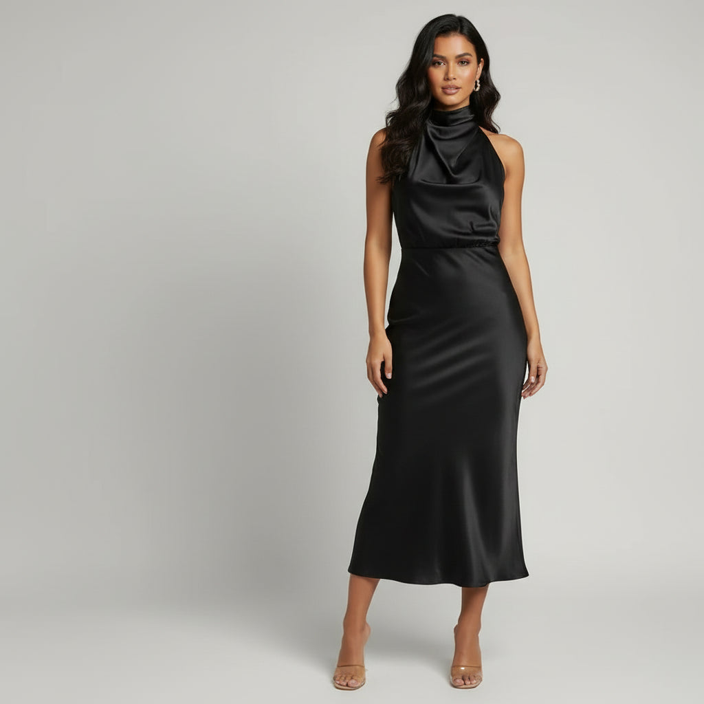 Lena | Off-shoulder Midi Dress