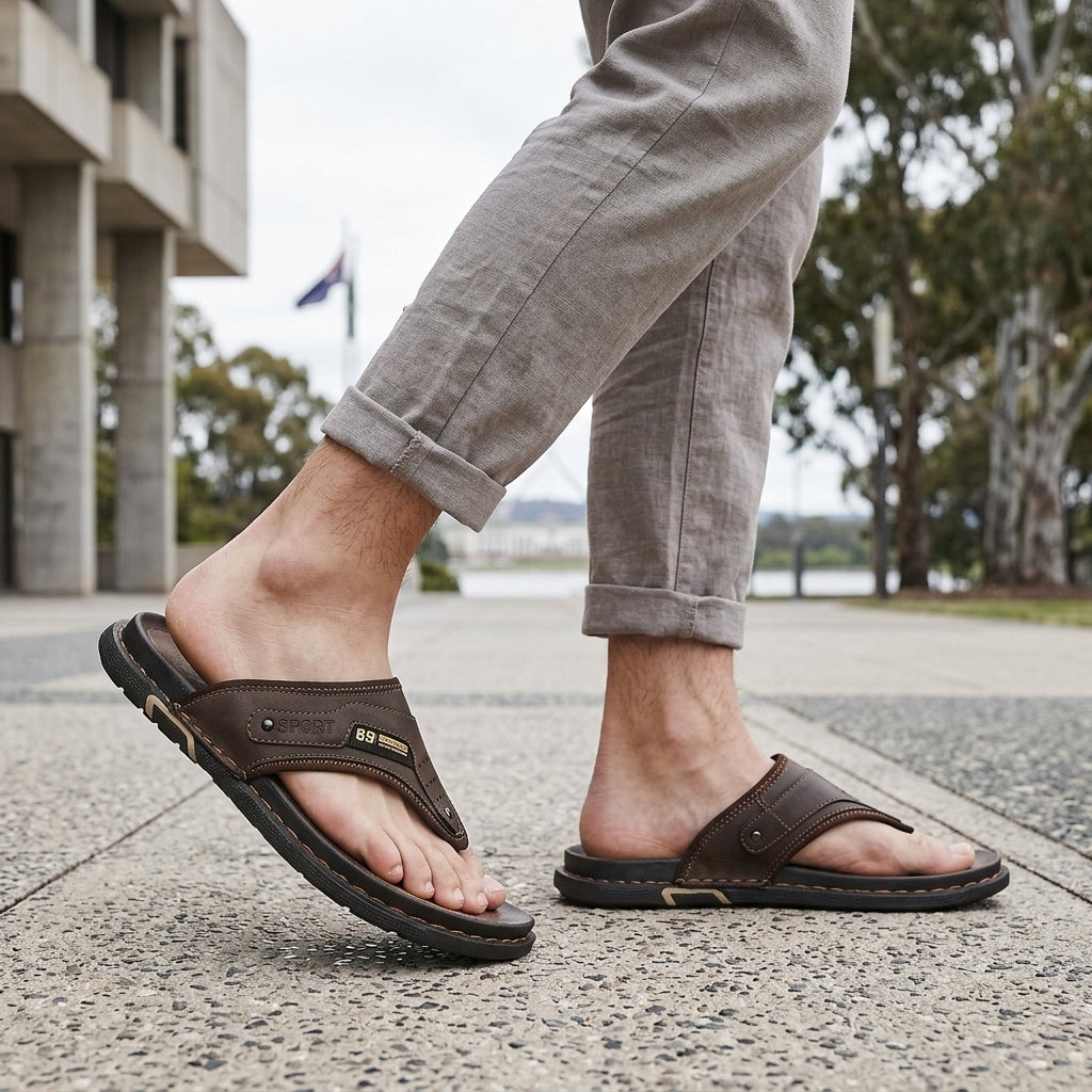 Harrison | Men's Sandals – Orthopedic Thong Support