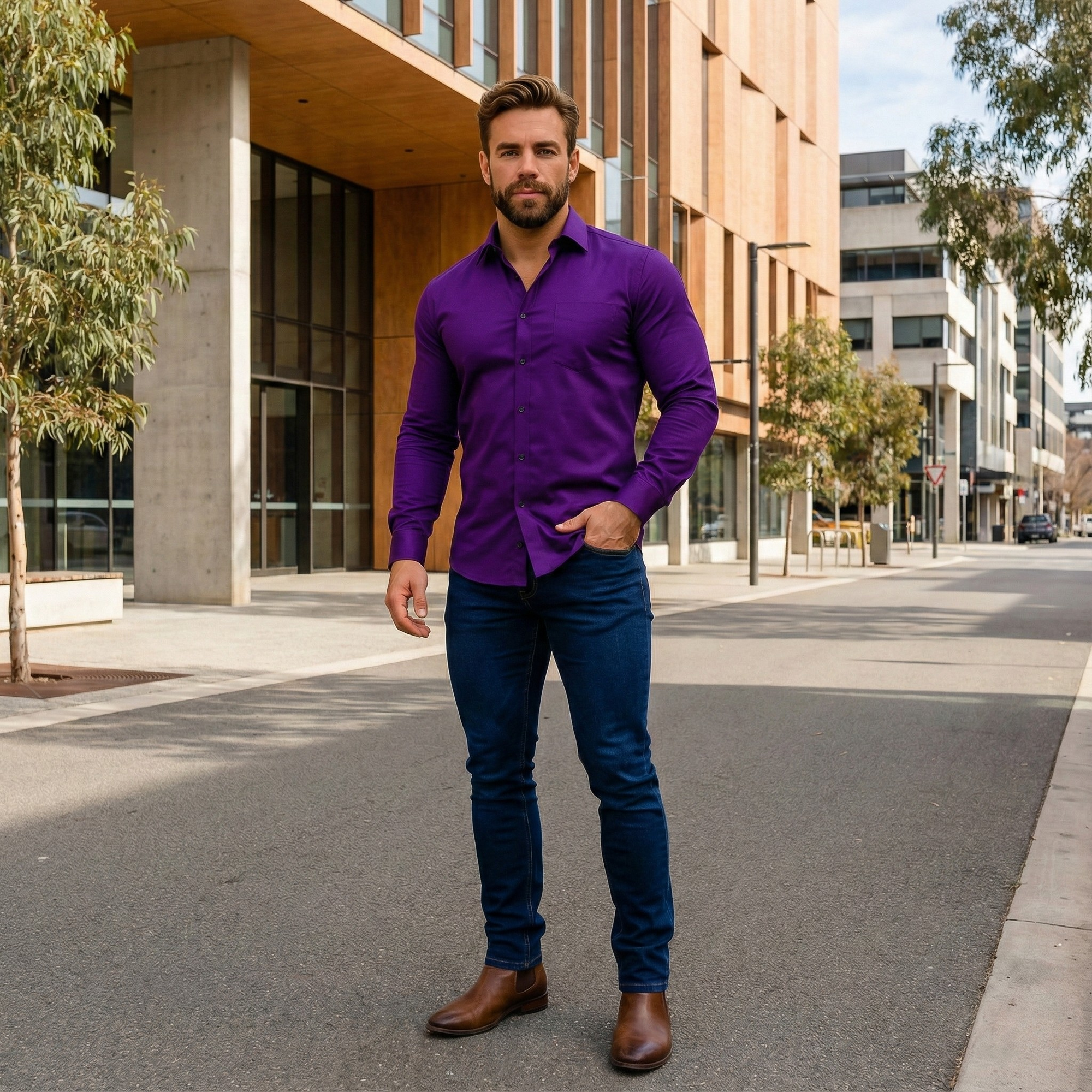 Michael | Wrinkle-Resistant Shirt for Men