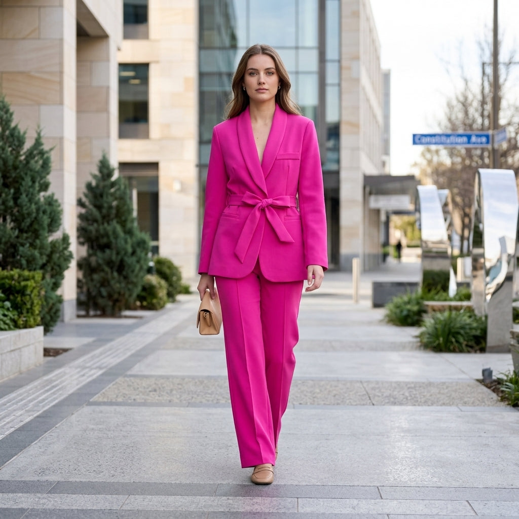 Aria | Women's Blazer &amp; Wide-Leg Trouser Suit
