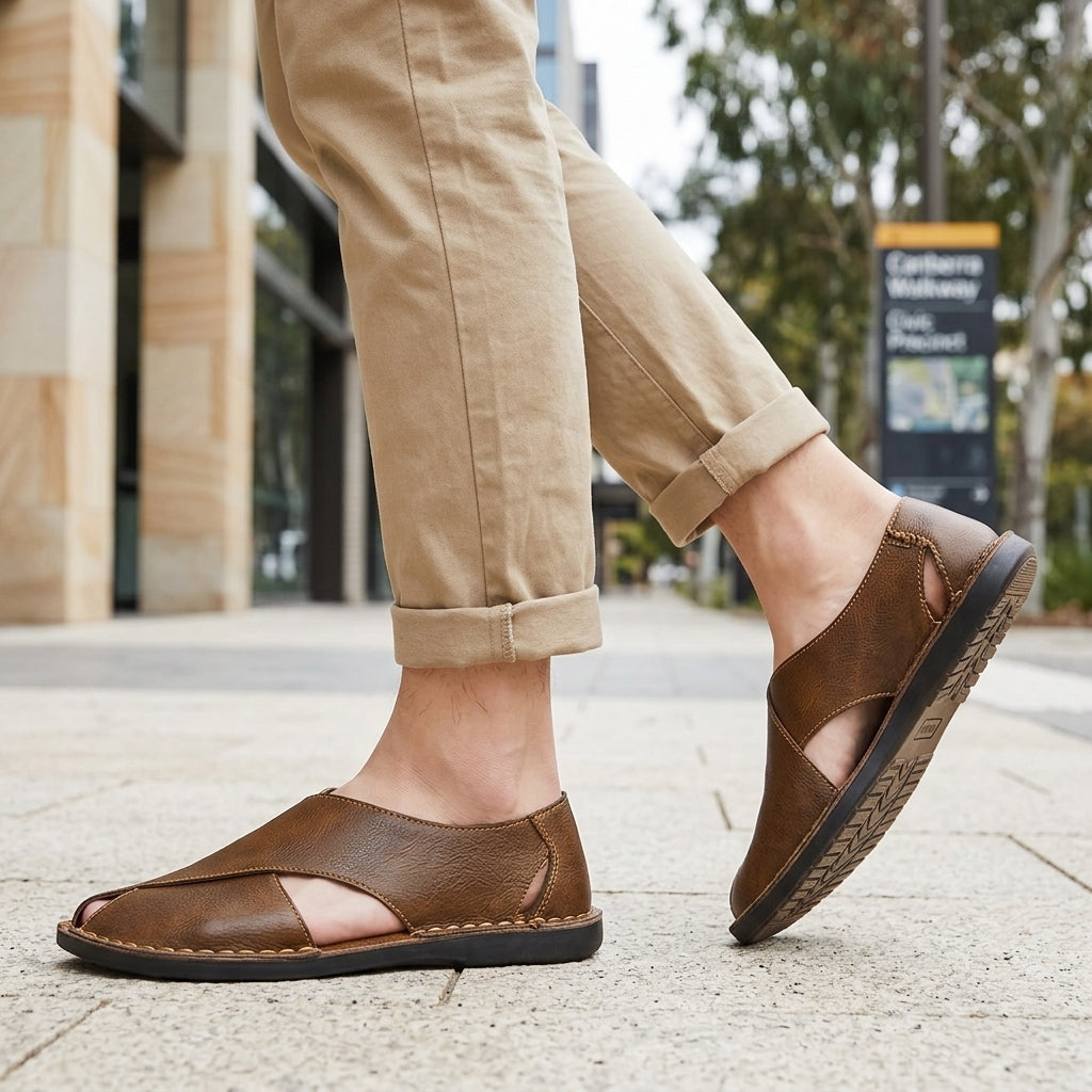 Leo | Men's Sandals – Open Toe Slip-On