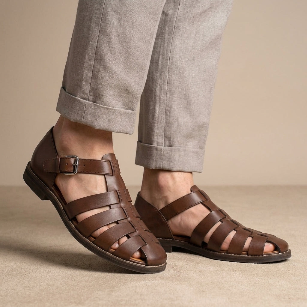 Oliver | Men's Sandals – Leather Summer Style