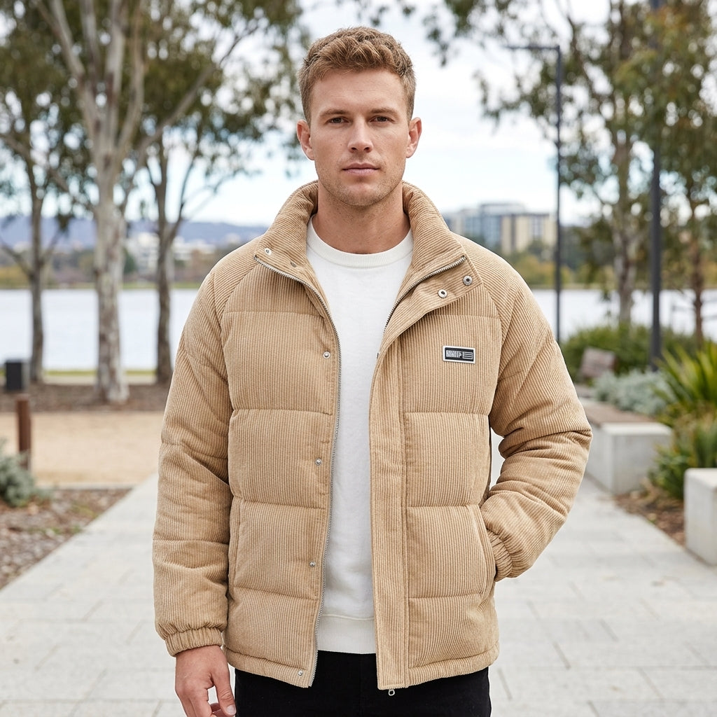 Marlow | Warm Men’s Jacket with Textured Comfort