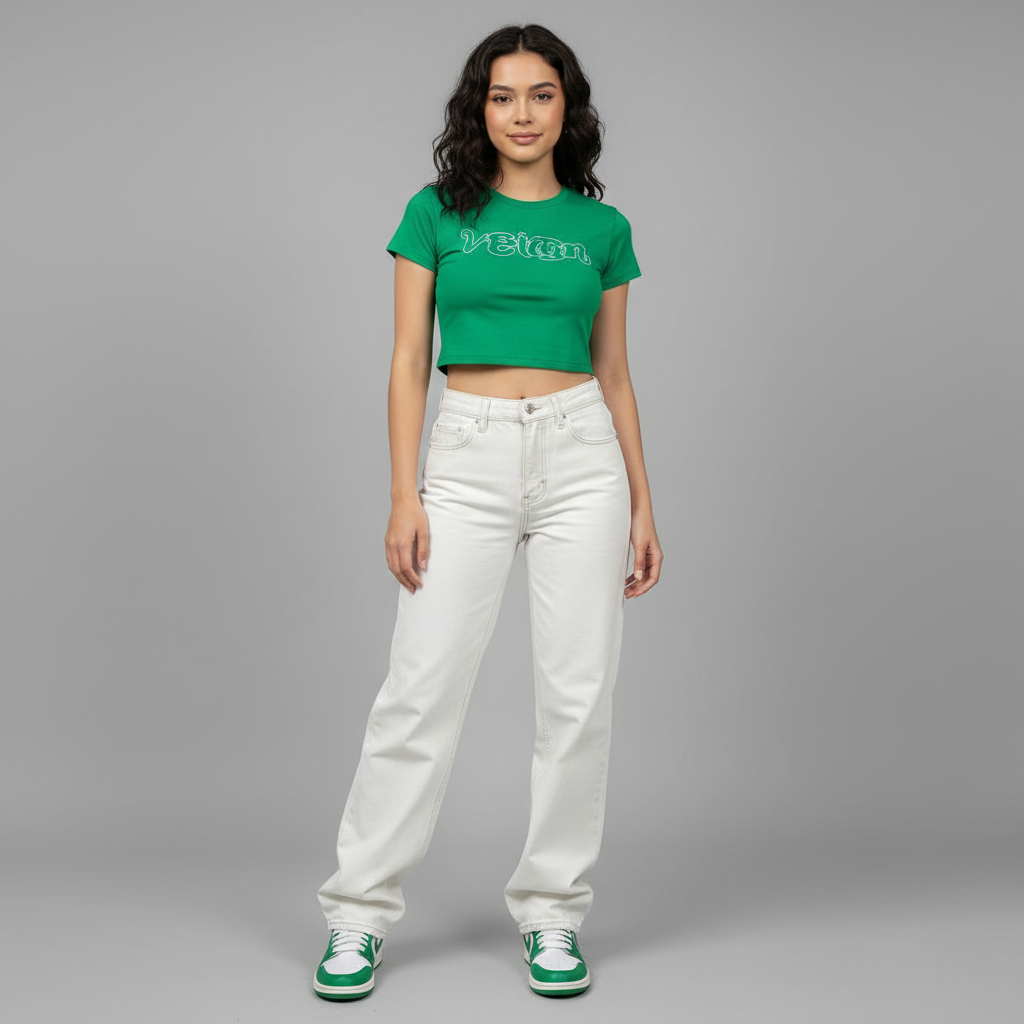 Lily | High Waist Straight Leg Jeans