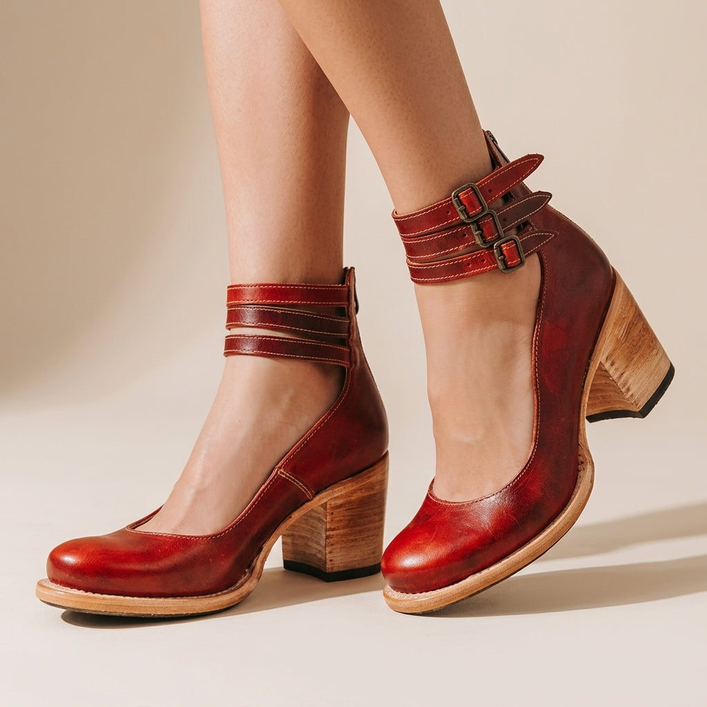 Danica | Women’s Sandals with Elegant Block Heel Design