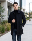 Beau | Men's Coat Classic Mid-Length Cut