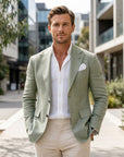 Bodhi | Men's Coat with Stylish Lapel