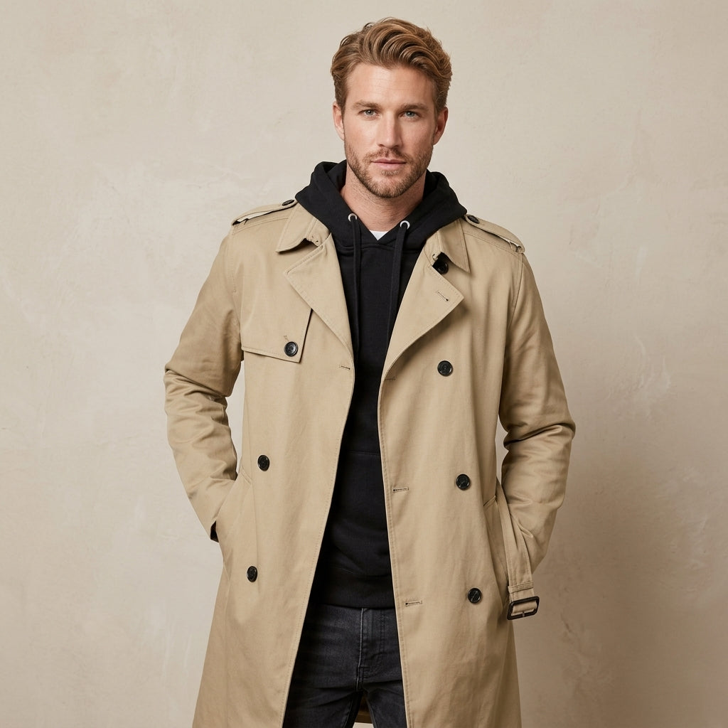 Angus | Classic Trench Men's Coat for Every Occasion