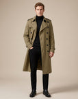 Flynn | Men's Coat with Classic Trench Look