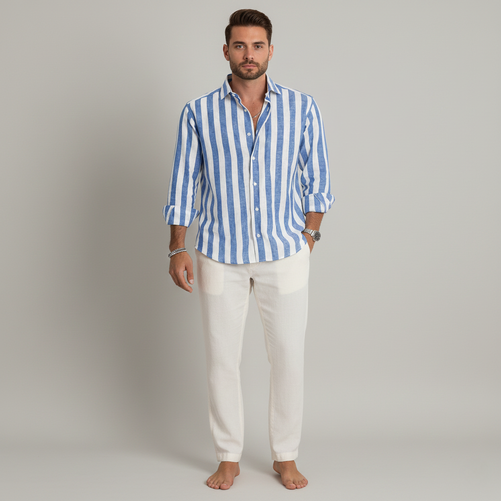 Mason | Men's Shirts with Striped Design
