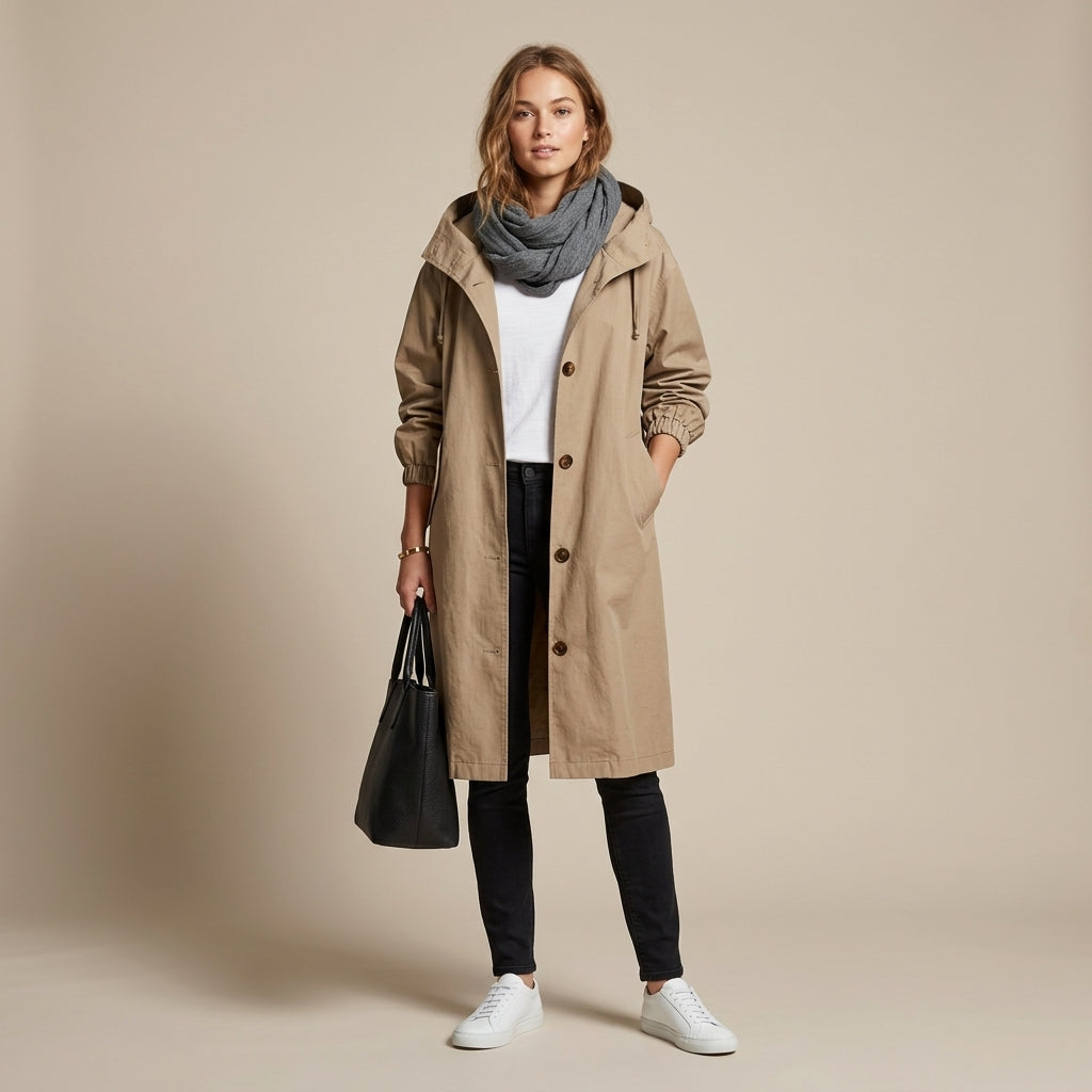 Talia | Wasserdichter Regenmantel Damenmantel