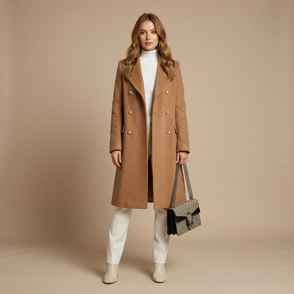 Nina | Woll-Peacoat Damenmantel