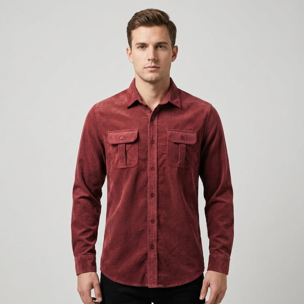 Beau | Vintage Men’s Shirt with Textured Style