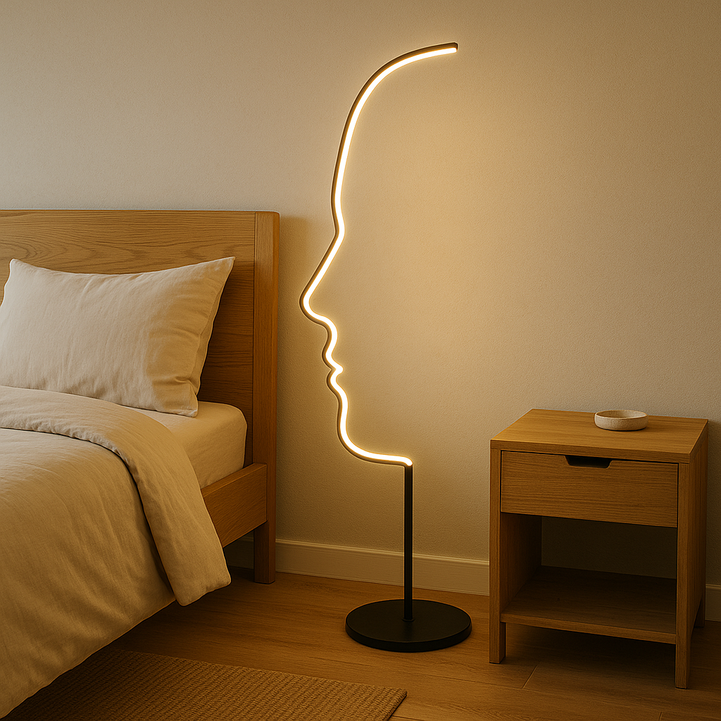 Abstract Sculptural Floor Lamp - Elegant LED Lighting for Home Decor 1